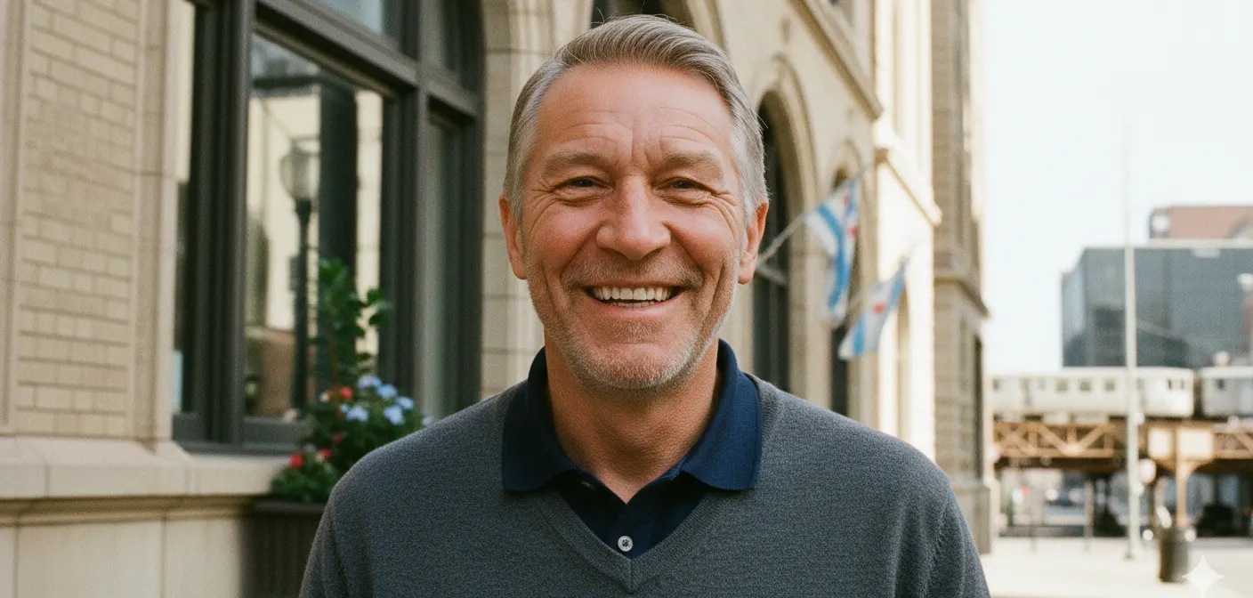 Image of a man who is smiling.